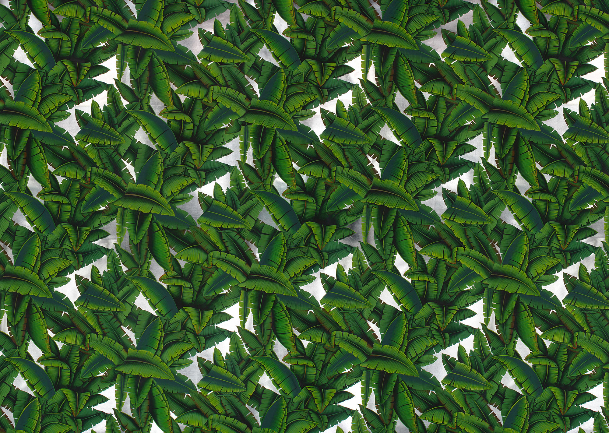Обои ручная роспись Palms Gaugin on Ocean Silver gilded paper Обои ручная роспись Palms Gaugin on Ocean Silver gilded paper - постер Loft-Concept в Саратове