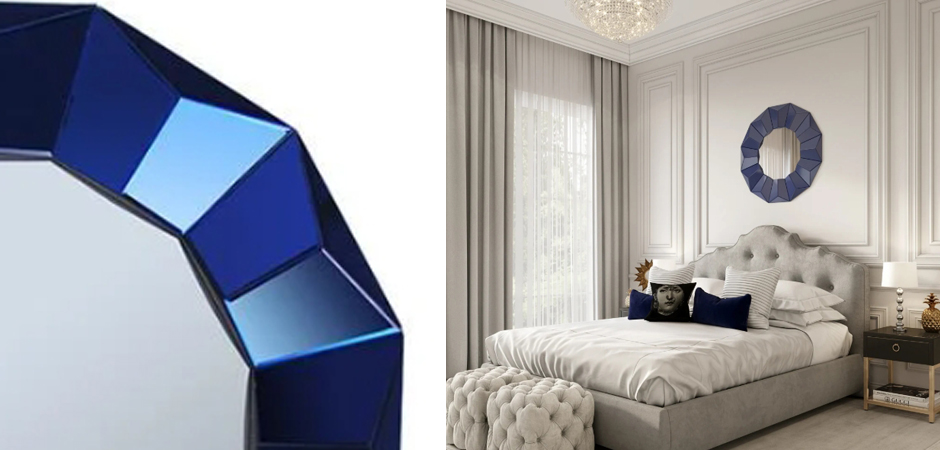 Зеркало Blue Wall Mirror Зеркало Blue Wall Mirror - Loft-Concept в Саратове