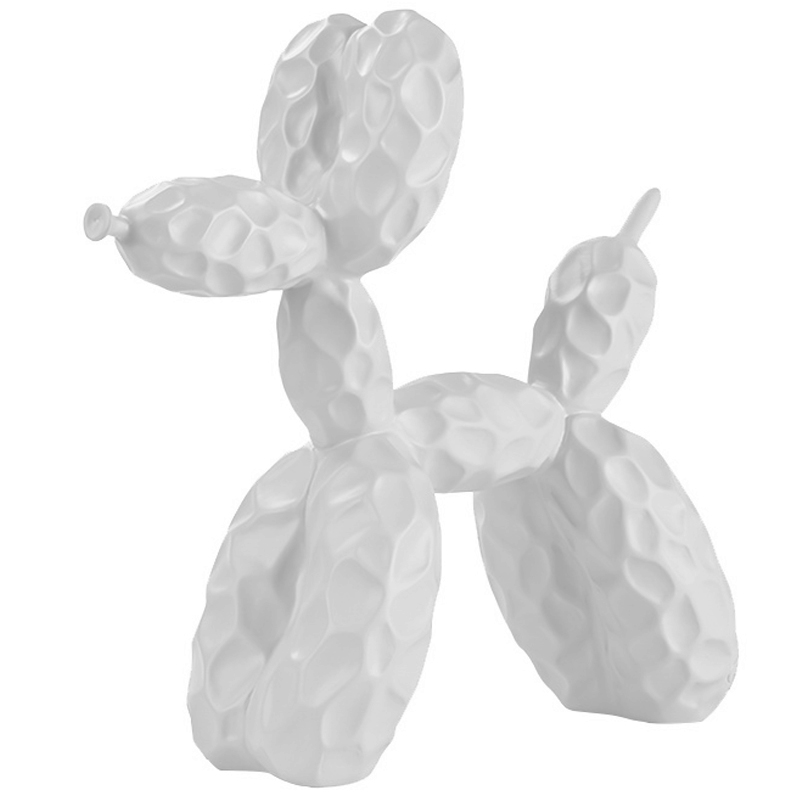 Статуэтка Jeff Koons Balloon Dog Crumpled White Белый Статуэтка Jeff Koons Balloon Dog Crumpled White Белый в Саратове | Loft Concept