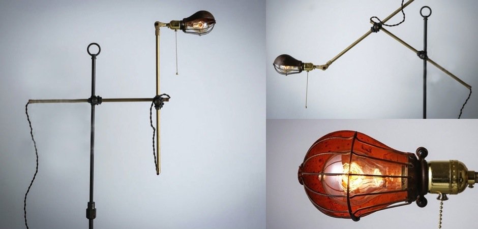 Напольный светильник Steampunk Extension Pole Floor Напольный светильник Steampunk Extension Pole Floor - Loft-Concept в Саратове