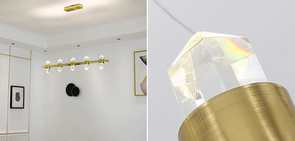 Люстра large Crystals Line Brass Люстра large Crystals Line Brass - Loft-Concept в Саратове