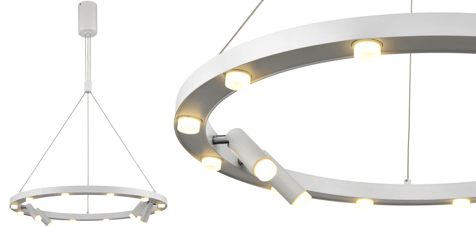 Люстра Rigor & Conciseness Lighting White Disk Люстра Rigor & Conciseness Lighting White Disk - Loft-Concept в Саратове