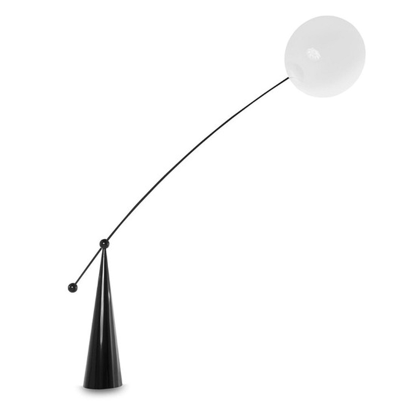 Торшер Opal LED Surface Floor Light Черный Белый Торшер Opal LED Surface Floor Light Черный Белый в Саратове | Loft Concept