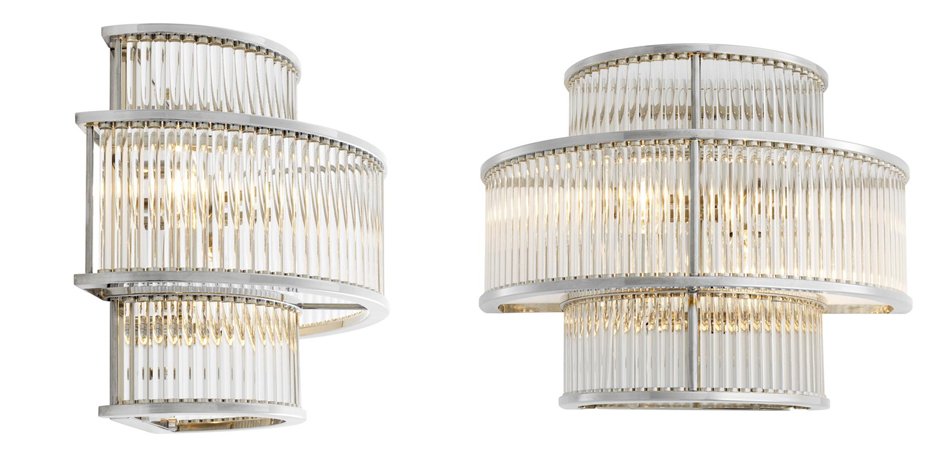 Бра Wall Lamp Mancini Nickel Бра Wall Lamp Mancini Nickel - Loft-Concept в Саратове