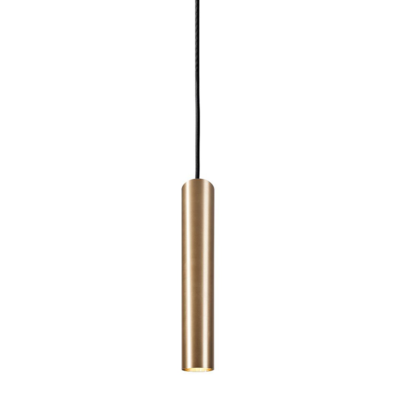 Подвесной светильник Luis Trumpet Tube Brass Lamp 40 Латунь в Саратове | Loft Concept 