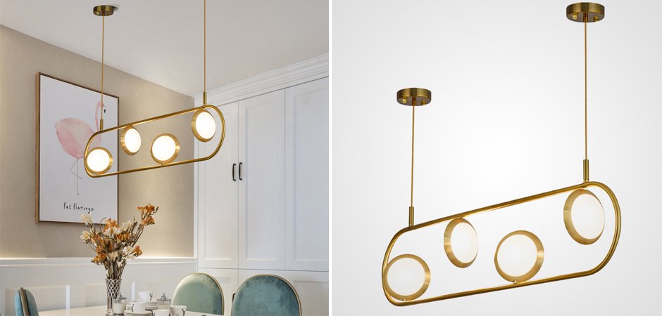 Люстра HOOP LED LONG Люстра HOOP LED LONG - Loft-Concept в Саратове