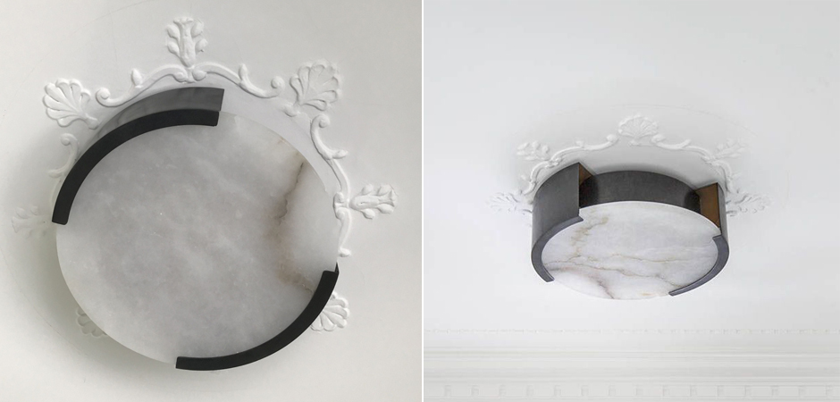 Потолочный светильник Melange Flush Mount Lamp black Потолочный светильник Melange Flush Mount Lamp black - Loft-Concept в Саратове
