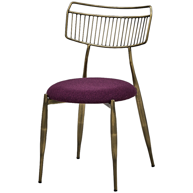 Стул Sim Stool Лиловый Бронза в Саратове | Loft Concept 