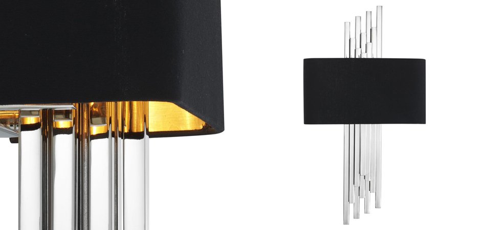 Бра Eichholtz Wall Lamp Caruso Nickel Бра Eichholtz Wall Lamp Caruso Nickel - Loft-Concept в Саратове