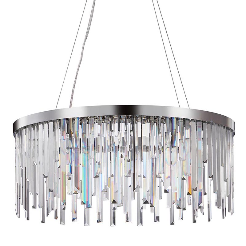 Люстра Bennett Chandelier chrome Хром Прозрачный в Саратове | Loft Concept 