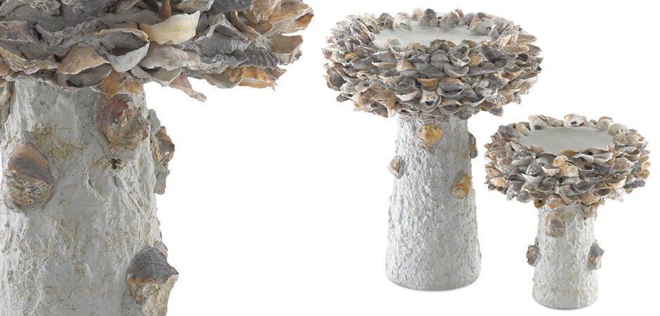 Статуэтка Oyster Shell Small Bird Bath Статуэтка Oyster Shell Small Bird Bath - Loft-Concept в Саратове