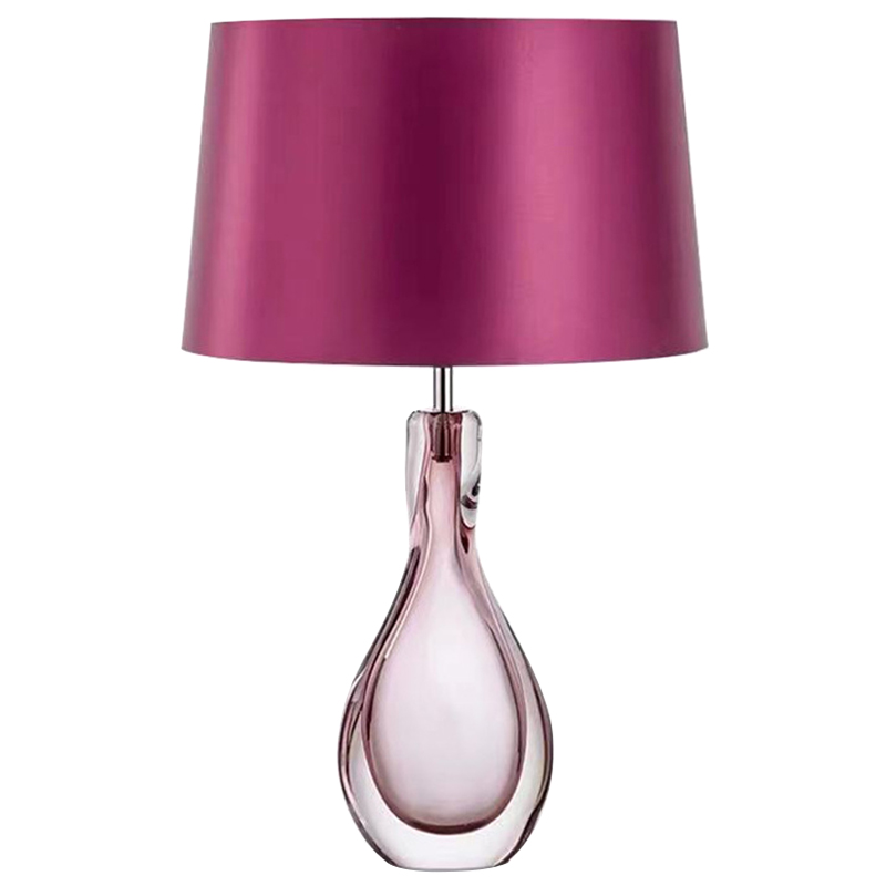 Настольная лампа Crystal Table Lamp Hot Pink Розовый в Саратове | Loft Concept 