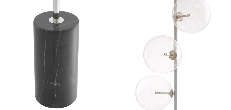 Торшер Eichholtz Floor Lamp Tempo Nickel Торшер Eichholtz Floor Lamp Tempo Nickel - Loft-Concept в Саратове