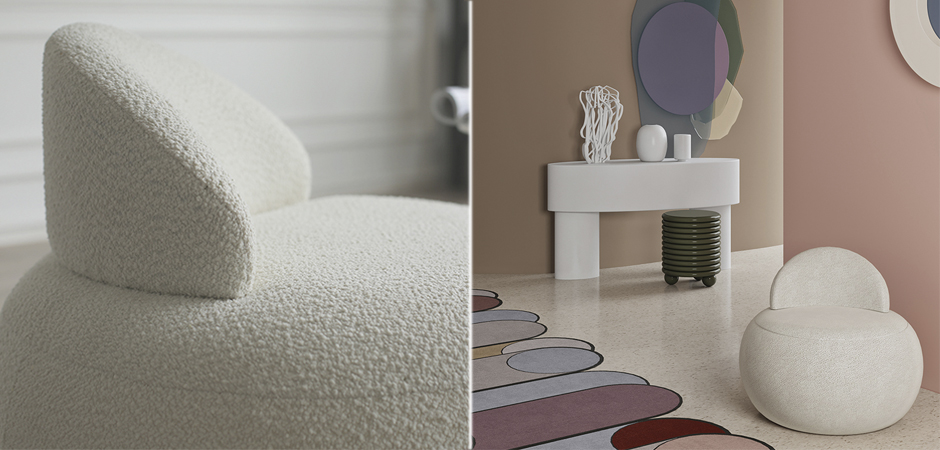 Кресло Boucle Snowball Armchair Кресло Boucle Snowball Armchair - Loft-Concept в Саратове