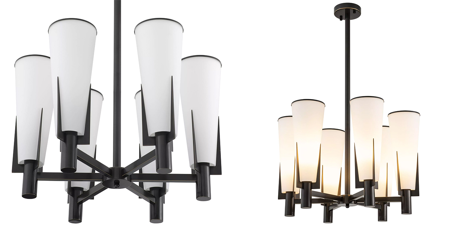 Люстра Eichholtz Chandelier Dino Bronze - фото №1