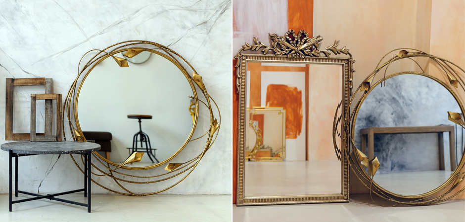 Зеркало Liana with Flower Mirror Зеркало Liana with Flower Mirror - Loft-Concept в Саратове