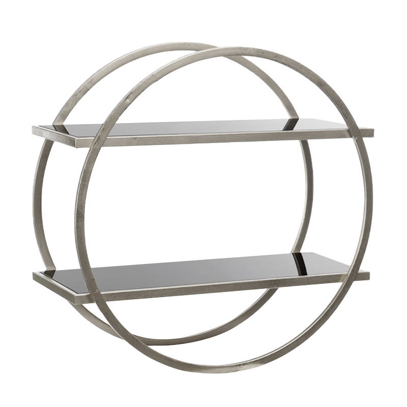 Полка Circle Silver Серый Серебряный Полка Circle Silver Серый Серебряный в Саратове | Loft Concept