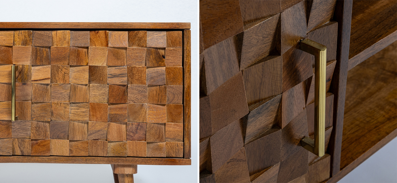 ТВ-тумба из массива Yesenka  - фото №2