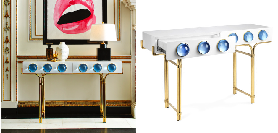 Консоль Globo Console Синий цвет Консоль Globo Console Синий цвет - Loft-Concept в Саратове