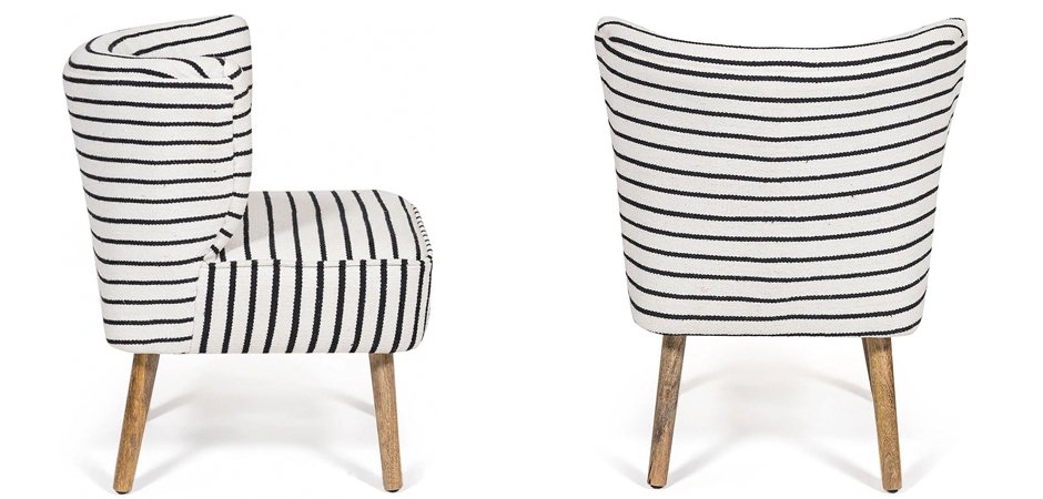 Кресло Black and White Stripes Кресло Black and White Stripes - Loft-Concept в Саратове