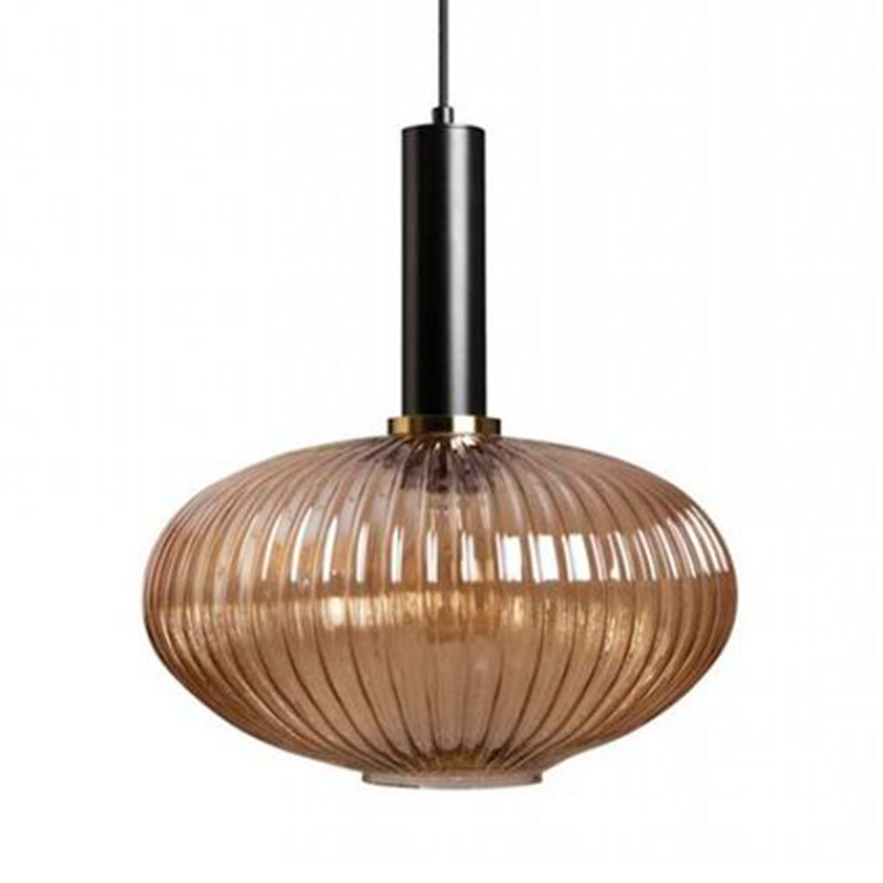 Подвесной светильник Ferm Living chinese lantern Amber Black 33 см Черный Янтарь (Amber) в Саратове | Loft Concept 