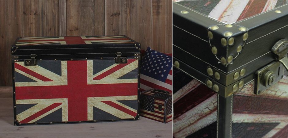 Сундук Union Jack Сундук Union Jack - Loft-Concept в Саратове