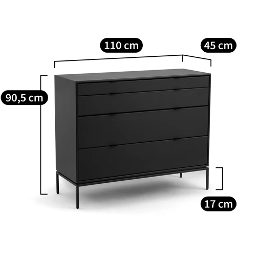 Комод из металла и кожи Guarin Chest of Drawers Комод из металла и кожи Guarin Chest of Drawers в Саратове