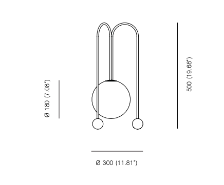 Настольная лампа Michael Anastassiades Fontana Amorosa Bell в Саратове