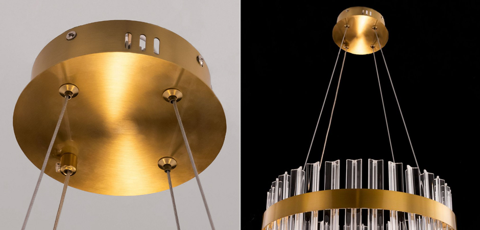 Круглая Люстра Кольцо Хрусталь диаметр 40 см RING Saturno Not Baroncelli Brass Круглая Люстра Кольцо Хрусталь диаметр 40 см RING Saturno Not Baroncelli Brass - Loft-Concept в Саратове