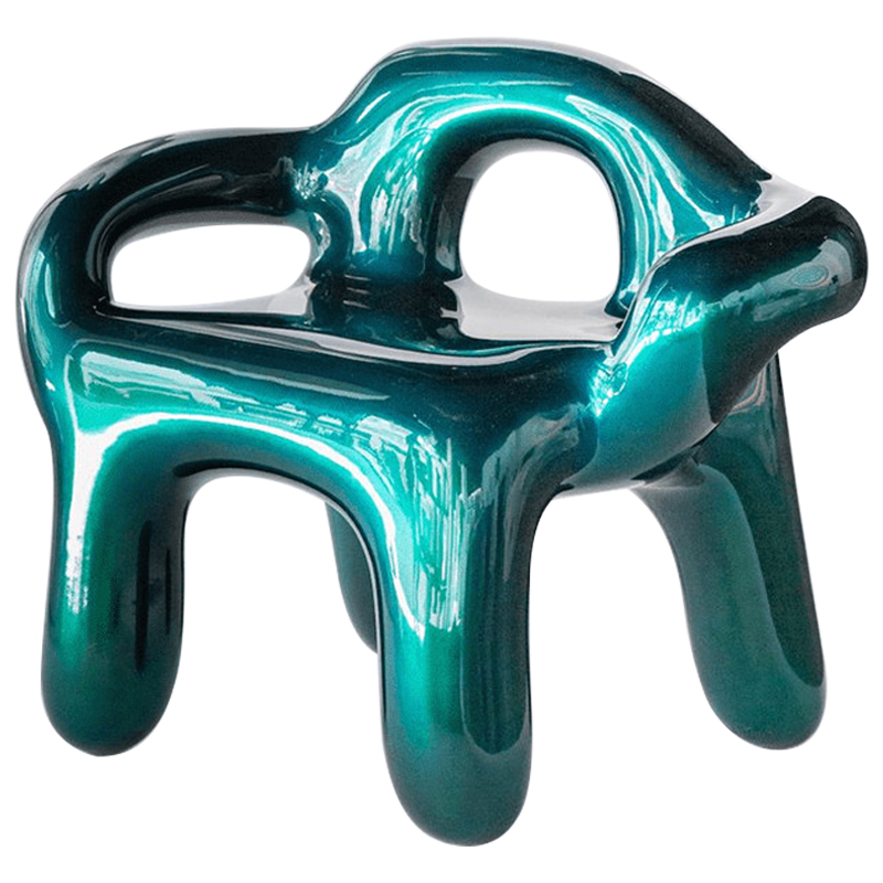 Кресло Emerald Metallica Shine Armchair Изумрудный Зеленый в Саратове | Loft Concept 