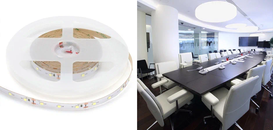 Светодиодная лента 9,6W/m 60LED/m 2835SMD холодный белый Светодиодная лента 9,6W/m 60LED/m 2835SMD холодный белый - Loft-Concept в Саратове