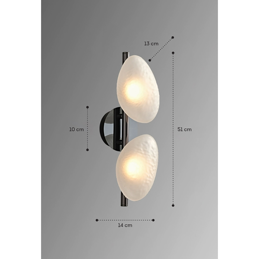 Бра LINDIS FROST LONG WALL 2 лампы Молочное стекло  в Саратове