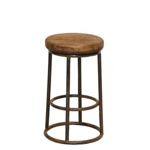 Барный стул Industrial Rust London Counter Stool Коричневый Барный стул Industrial Rust London Counter Stool Коричневый в Саратове | Loft Concept