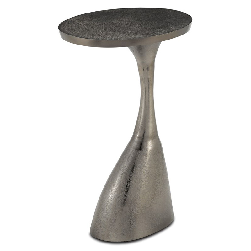 Приставной стол Ishaan Black Accent Table Серый (Gray) Приставной стол Ishaan Black Accent Table Серый (Gray) в Саратове | Loft Concept