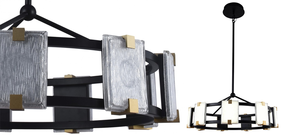 Люстра Rectangular Glass Plafon D68 Люстра Rectangular Glass Plafon D68 - Loft-Concept в Саратове