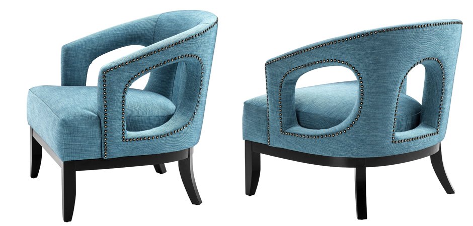 Кресло Eichholtz Chair Adam Turquoise Кресло Eichholtz Chair Adam Turquoise - Loft-Concept в Саратове