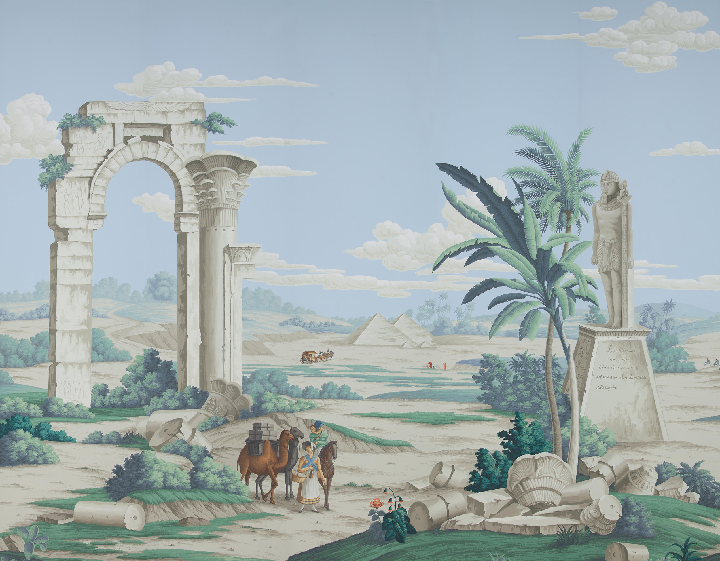 Обои ручная роспись Napoleon's Campaign in Egypt Byzantine on scenic paper Обои ручная роспись Napoleon's Campaign in Egypt Byzantine on scenic paper - постер Loft-Concept в Саратове