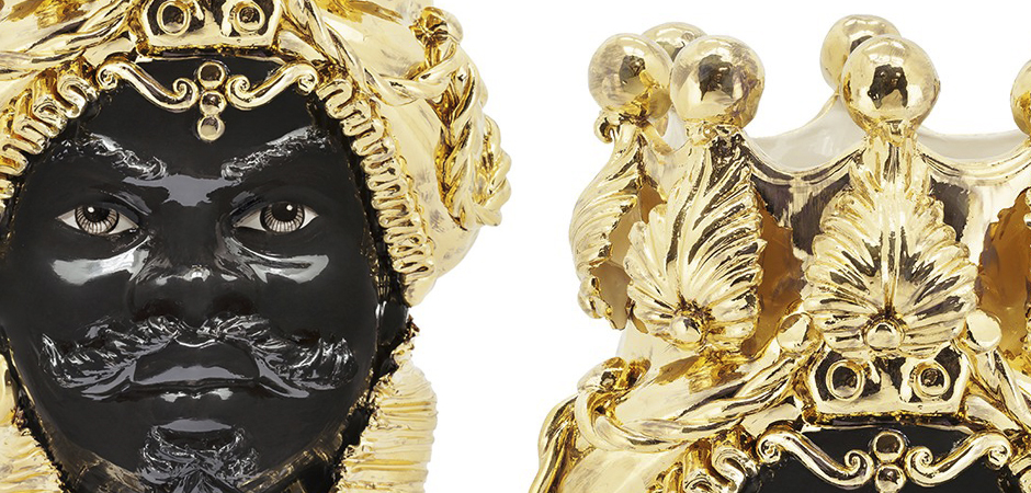 Ваза VASE MORO MAN BIG DREAMS gold Ваза VASE MORO MAN BIG DREAMS gold - Loft-Concept в Саратове