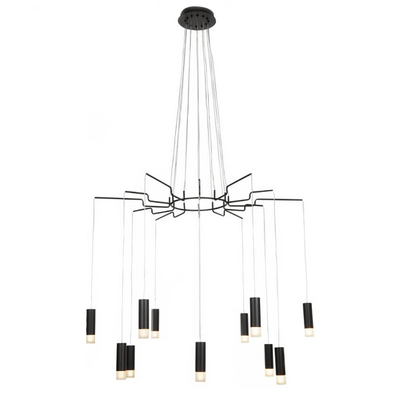 Wireflow LED Black Suspension lam 12 патронов Черный Wireflow LED Black Suspension lam 12 патронов Черный в Саратове | Loft Concept