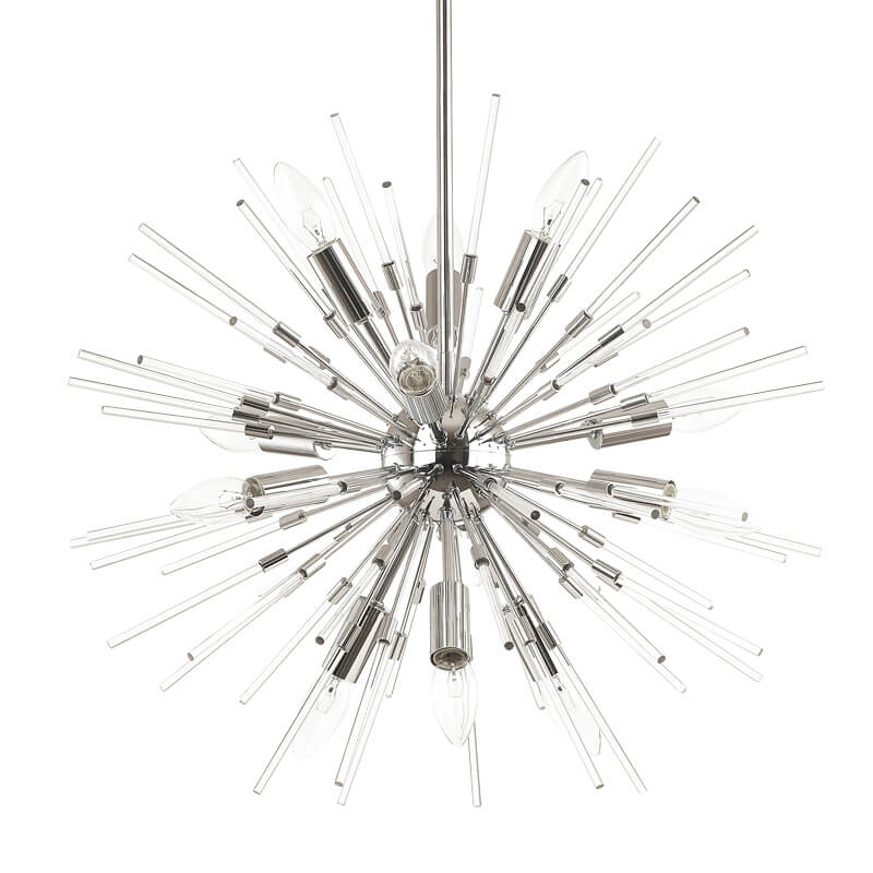 Люстра Welund Sputnik Chandelier chromium Хром Прозрачный в Саратове | Loft Concept 