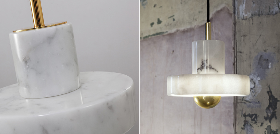 Подвесной светильник Tom Dixon Stone Pendant White Подвесной светильник Tom Dixon Stone Pendant White - Loft-Concept в Саратове