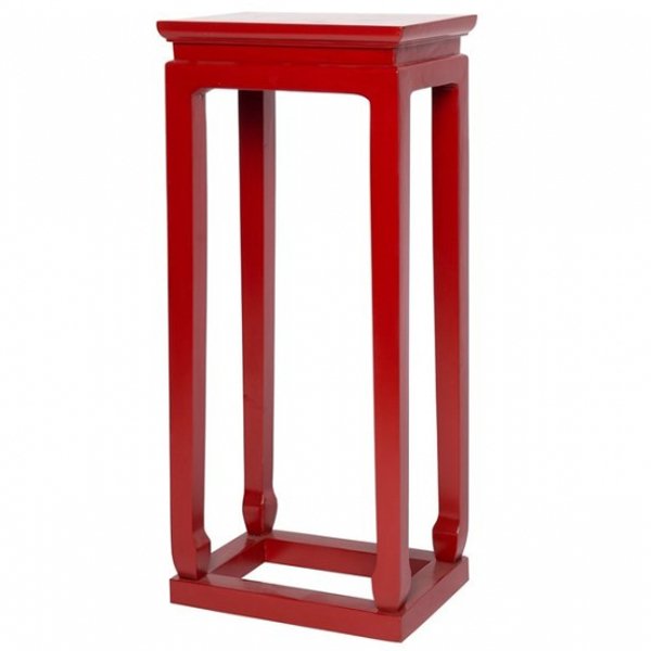 Приставной столик Chinese Side Table Red Красный в Саратове | Loft Concept 