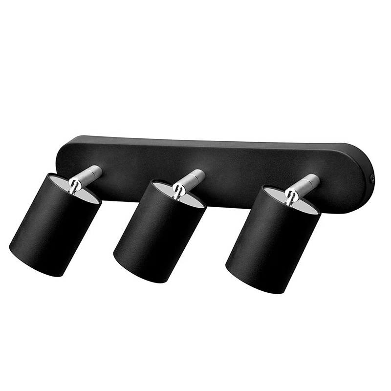 Бра Celis Spot Wall Lamp Trio black Черный в Саратове | Loft Concept 