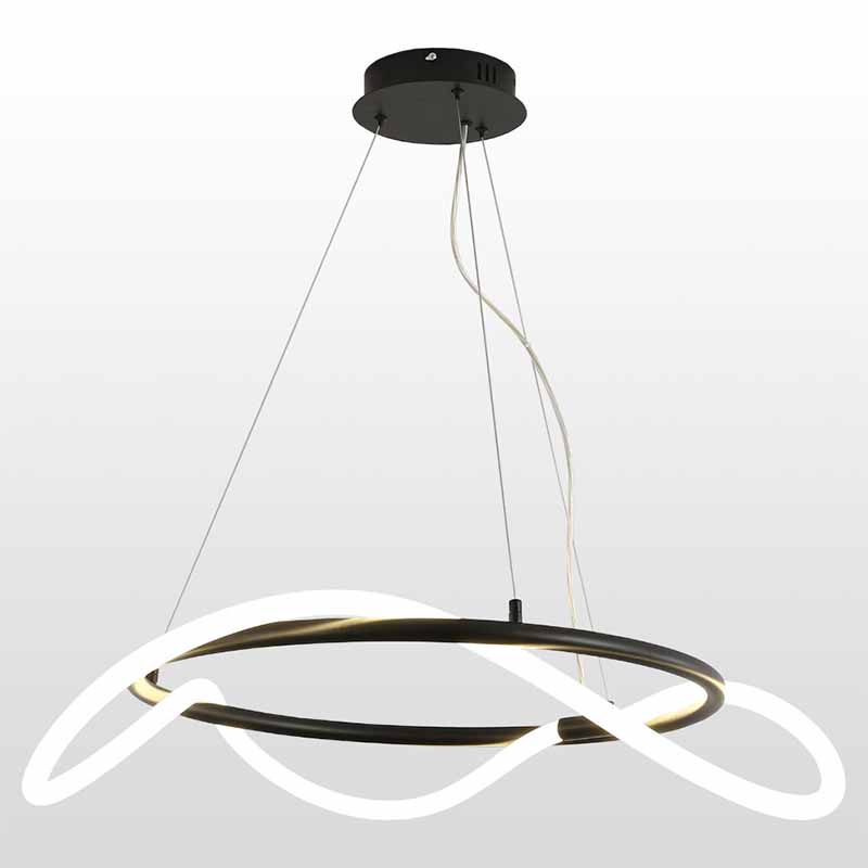 Люстра Luke Lampco Tracer Chandelier Black 60 Белый Черный в Саратове | Loft Concept 