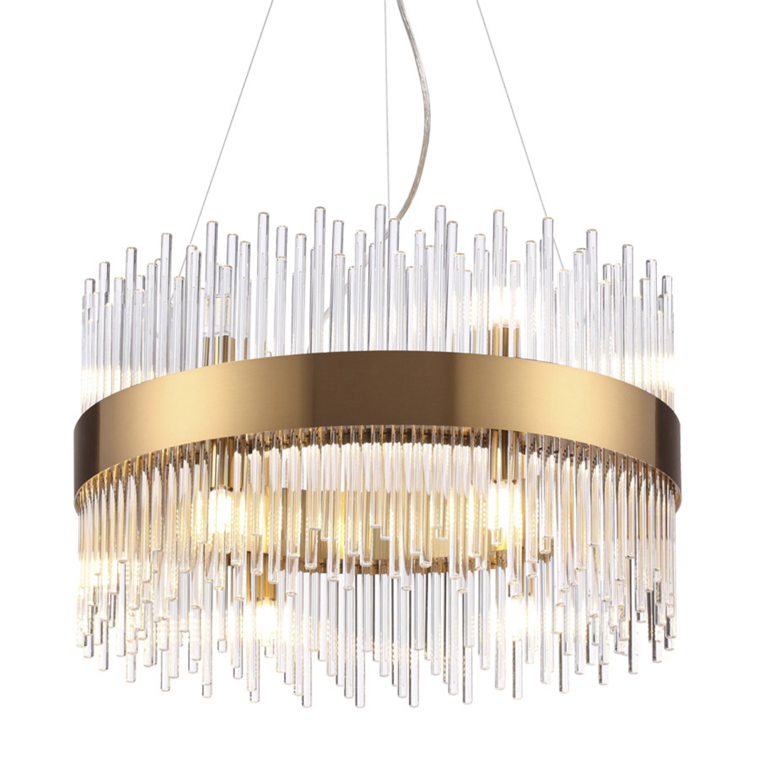 Люстра Nembus Chandelier Gold Circle Бронза в Саратове | Loft Concept 