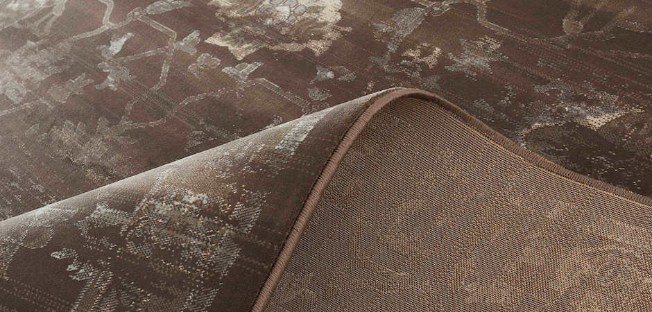 Ковёр из вискозы Indian pattern Choco Ковёр из вискозы Indian pattern Choco - Loft-Concept в Саратове