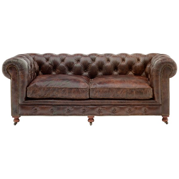 Диван Chesterfield Rebel Sofa Andrew Martin Коричневый в Саратове | Loft Concept 