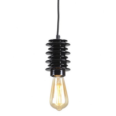 Подвесной светильник Insulator Pendant Black Черный Подвесной светильник Insulator Pendant Black Черный в Саратове | Loft Concept