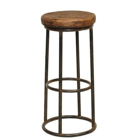 Барный стул Industrial Rust London Bar Stool Коричневый в Саратове | Loft Concept 