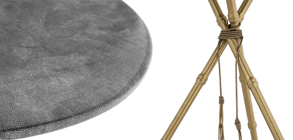 Приставной стол Stingray Skin Triangles Приставной стол Stingray Skin Triangles - Loft-Concept в Саратове